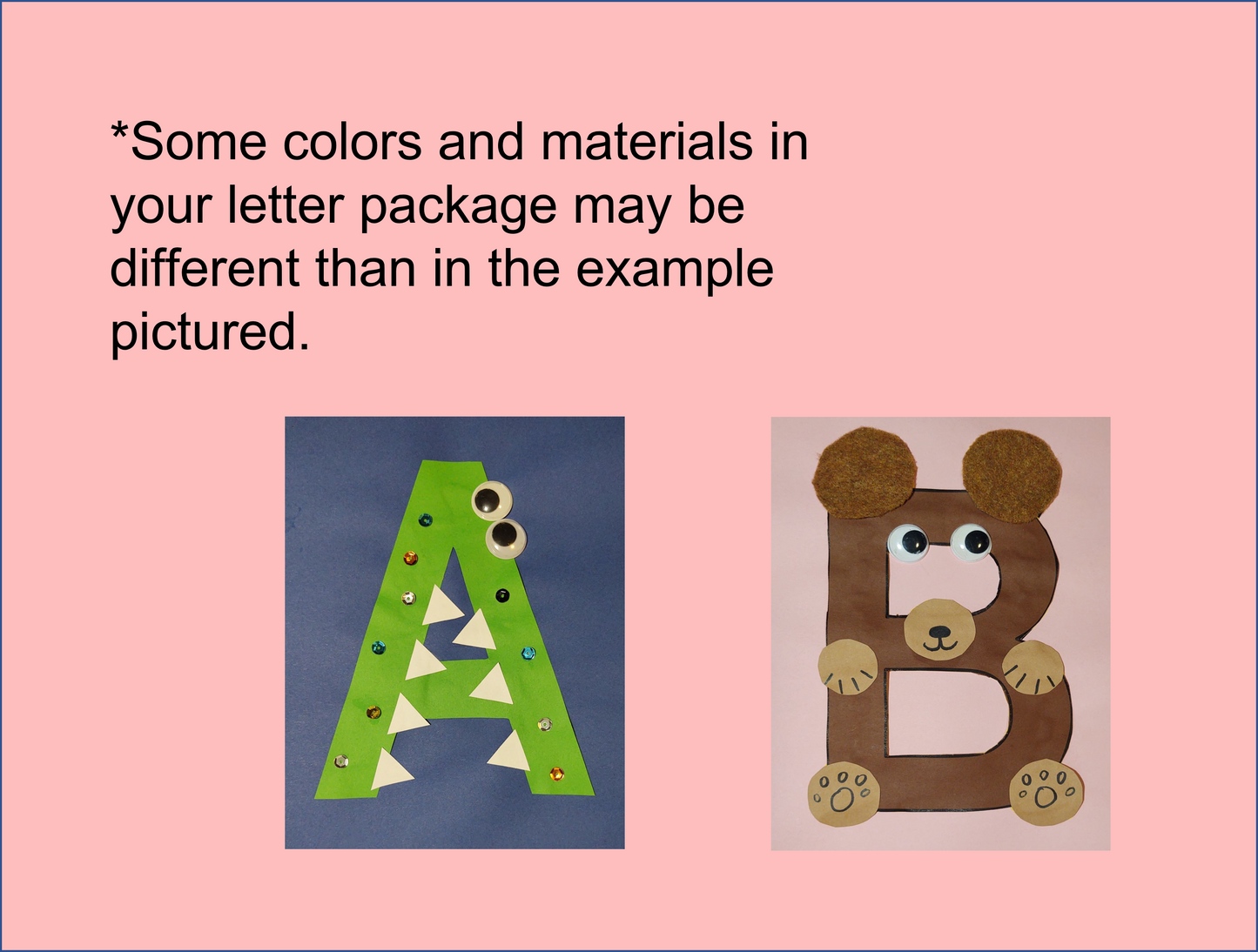 Select an Alphabet Animal Letter Craft - Cut and Paste Phonics Activity